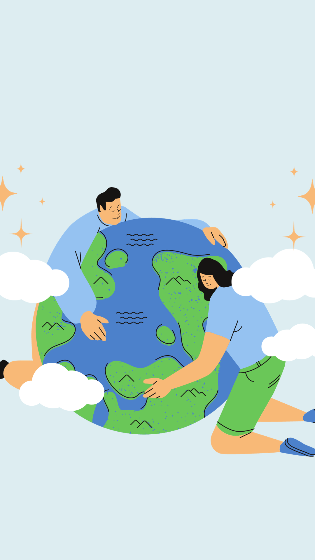 Sontro - Kako pridobiti do 65% subvencije na sončno elektrarno in hranilnik energije? 8 Sontro - Blue Green Illustrated Happy Earth Day Instagram Story 1